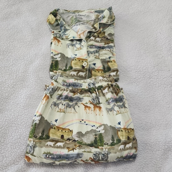 Tiny Revival Other - Tiny Revival 2 piece women's pajama set Noah's Ark Size XL